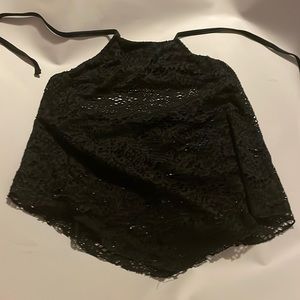 Black swim top